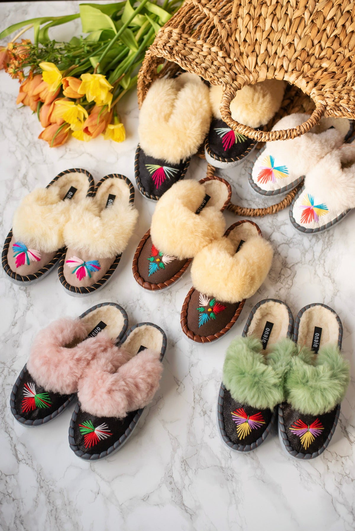 Lucky Dip Sheepskin Mules