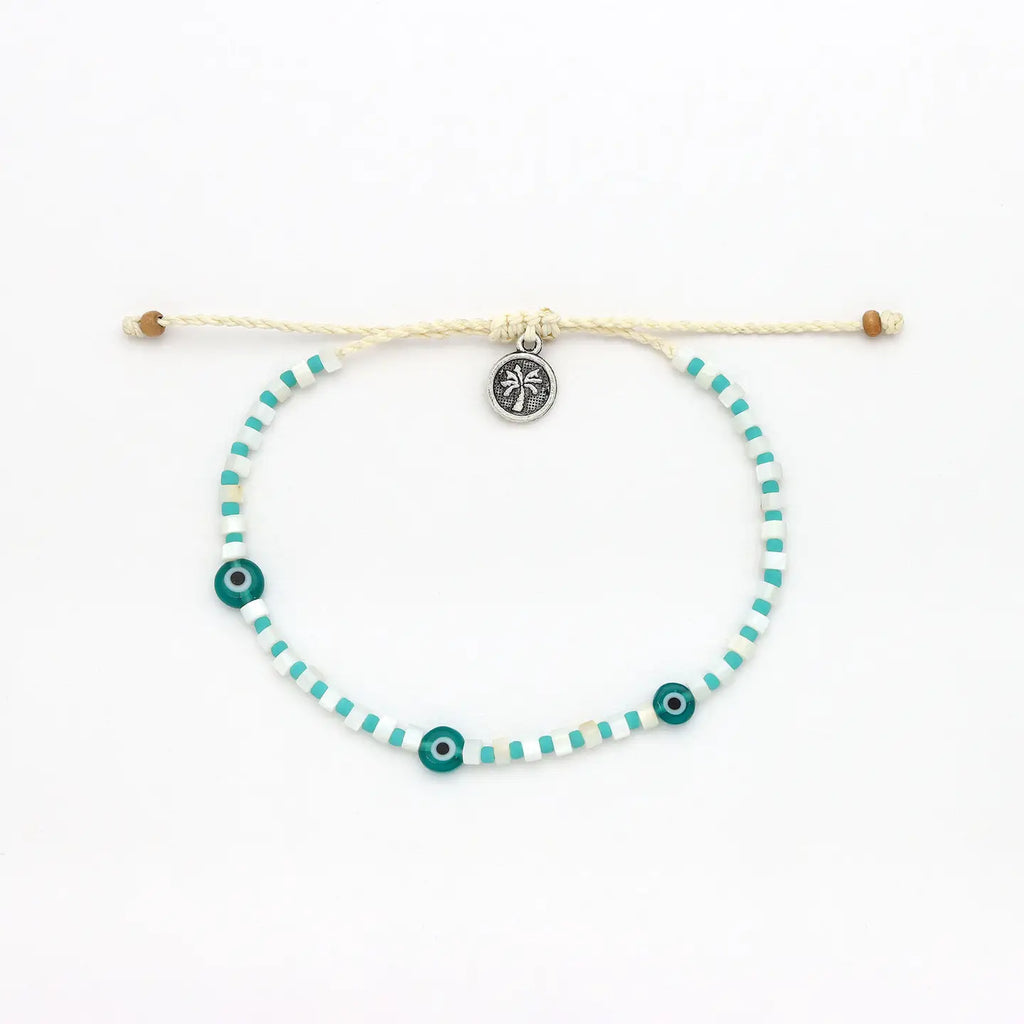 Hanauma Bay Evil Eye Anklet