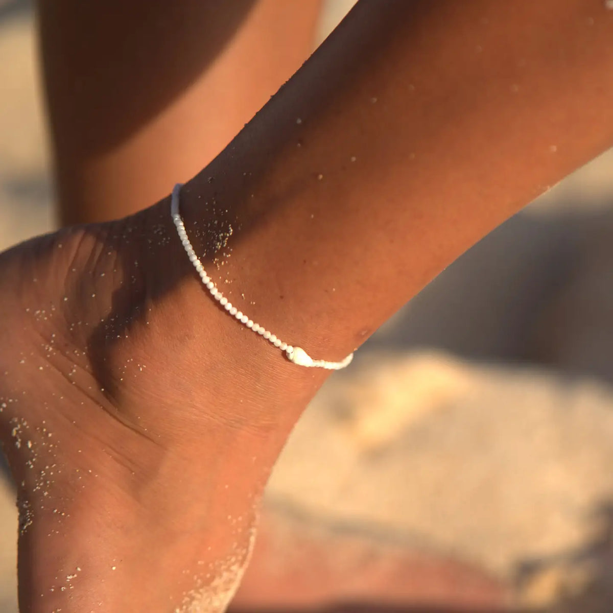 Melati Beaded Anklet