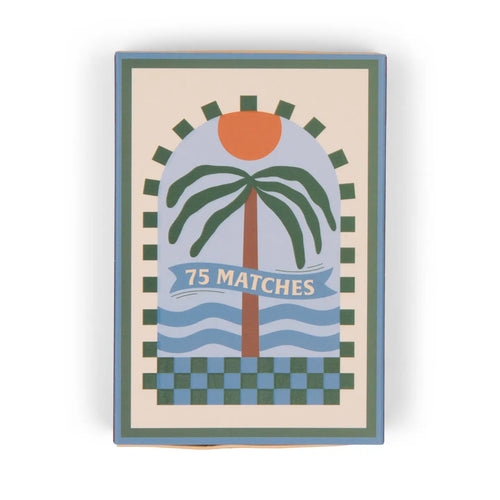 A Dopo Boxed Matches "Palm Tree" Set of 75 Matches