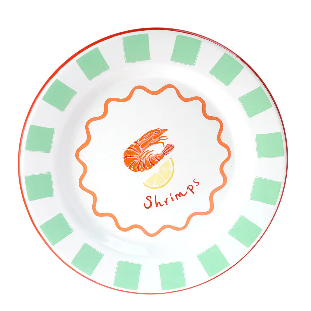 Bon Appetit Enamel Shrimp Plate - various sizes