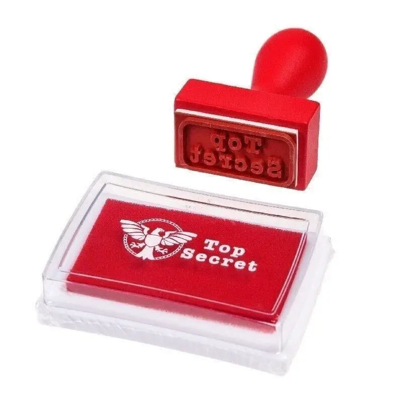 Top Secret Stamp & Ink Set