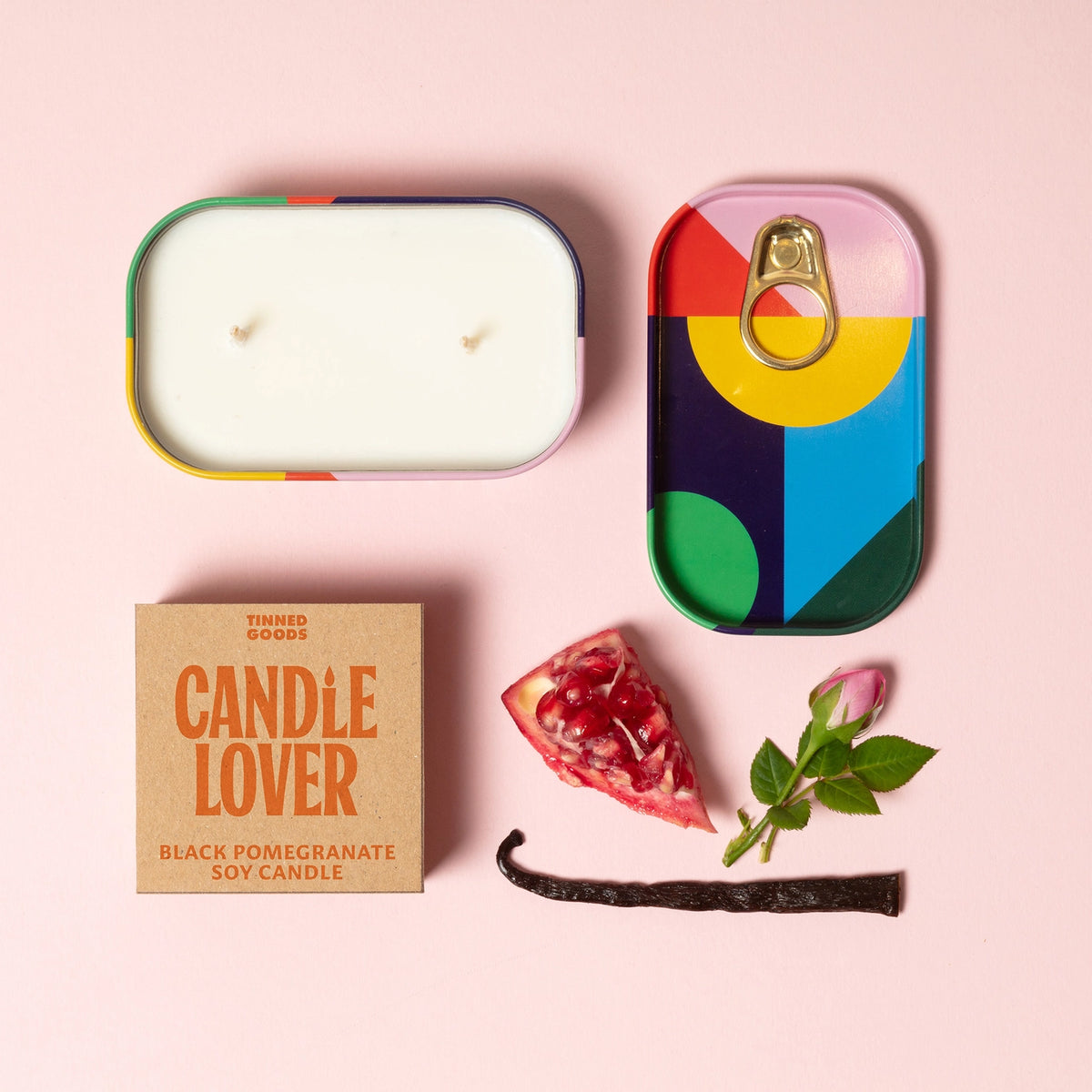 Block Design Tinned Goods - Candle Lover - Candle