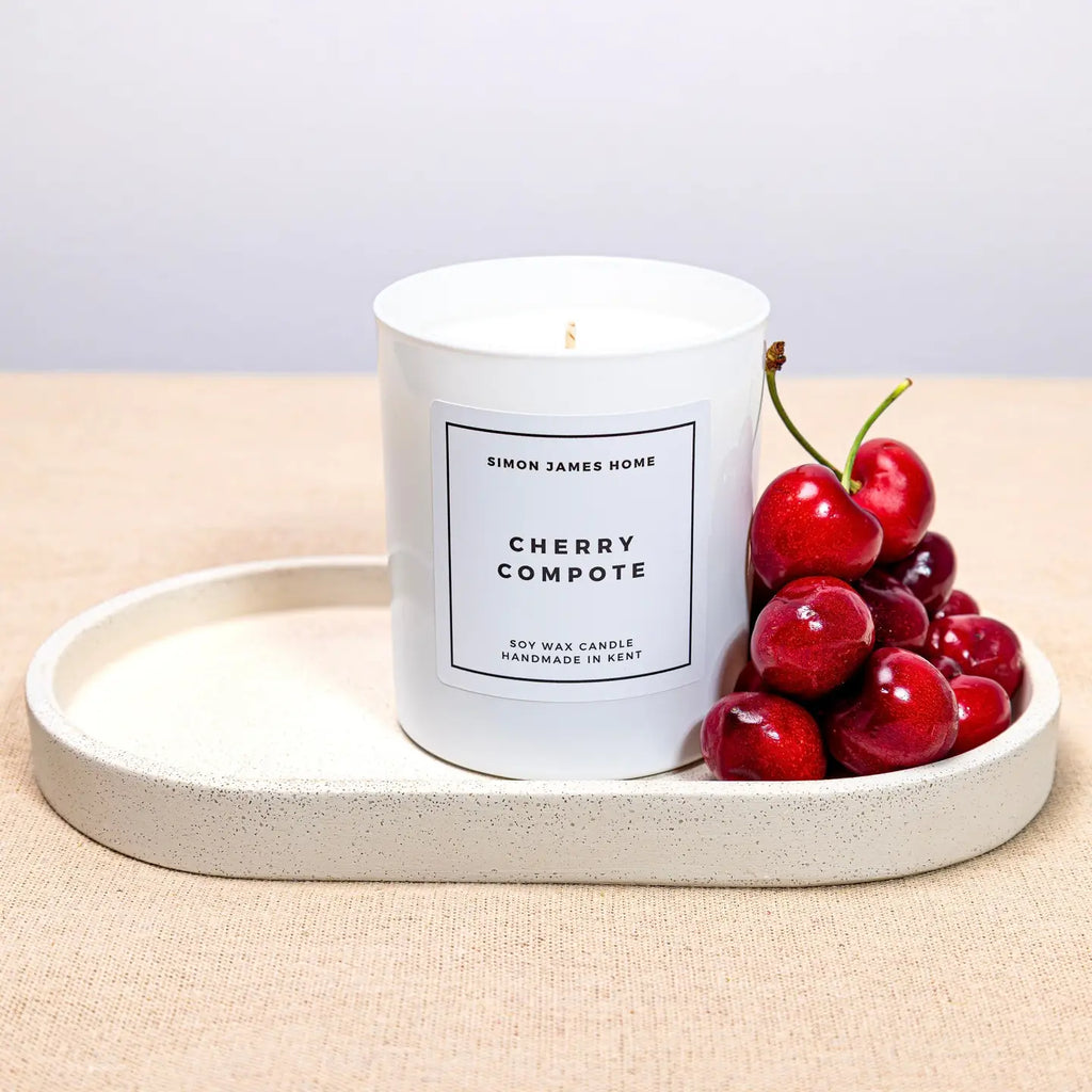 Simon James Home Cherry Compote Hanmade Soy Wax Candle