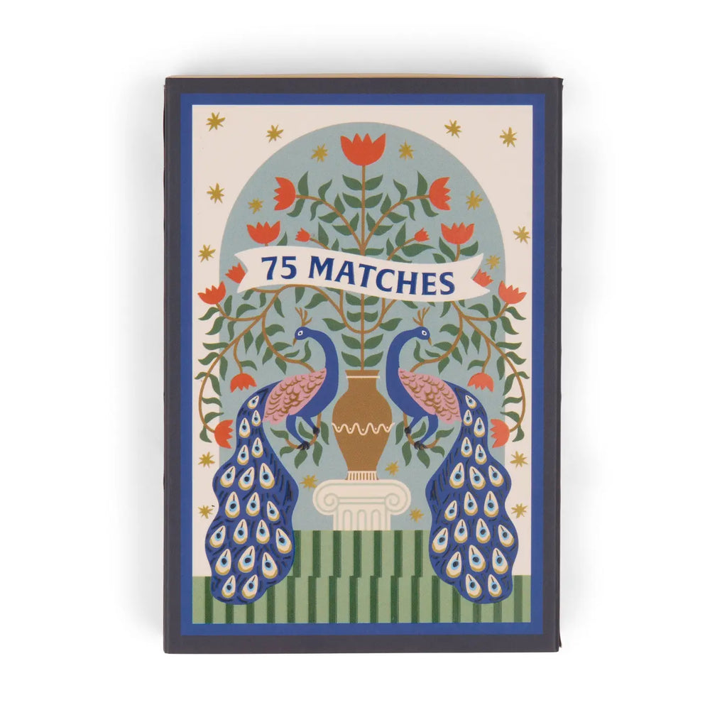 A Dopo Boxed Matches "Peacock" Set of 75 Matches
