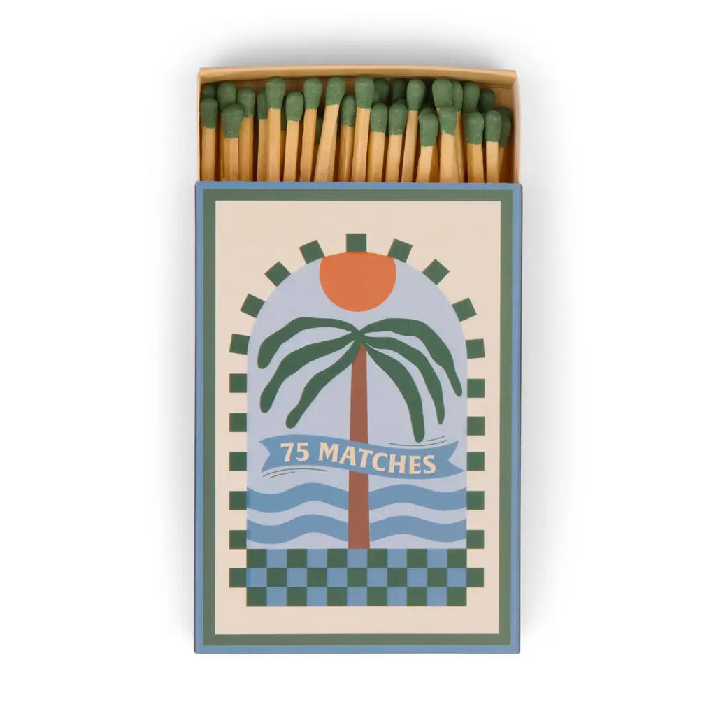 A Dopo Boxed Matches "Palm Tree" Set of 75 Matches
