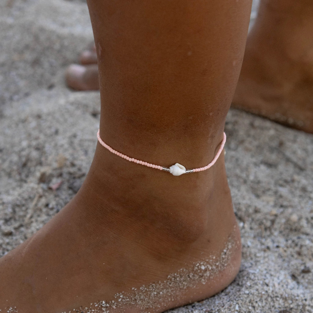 Mauna Loa Anklet - Peach