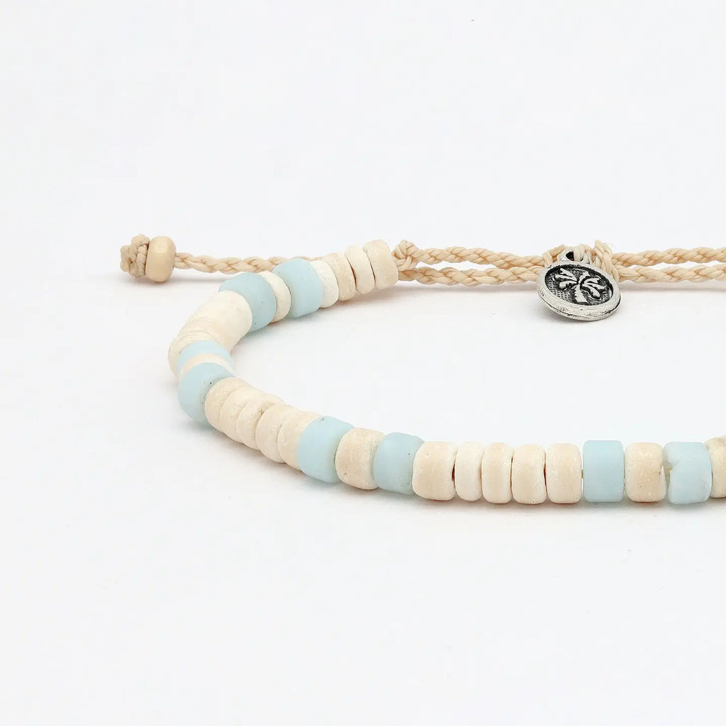 Samosir Natural Beaded Anklet