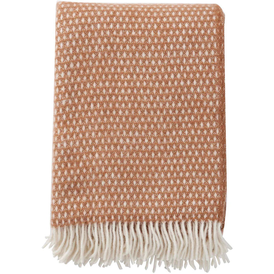 Klippan Brushed Lambswool Throw - Knut Nougat