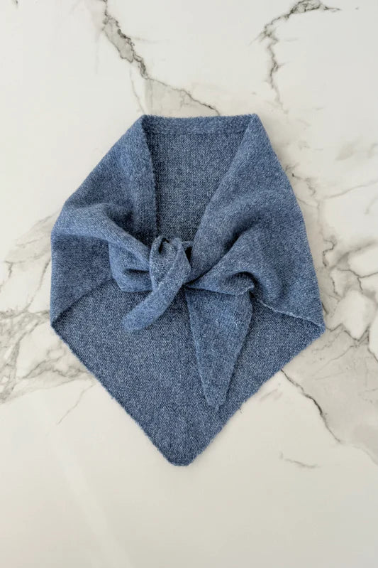 Mynte Triangular Scarf - Denim Blue